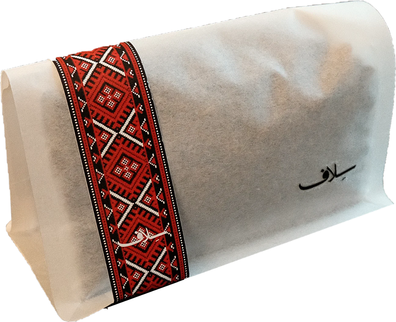 Ansermo xii, bag with its identity strap