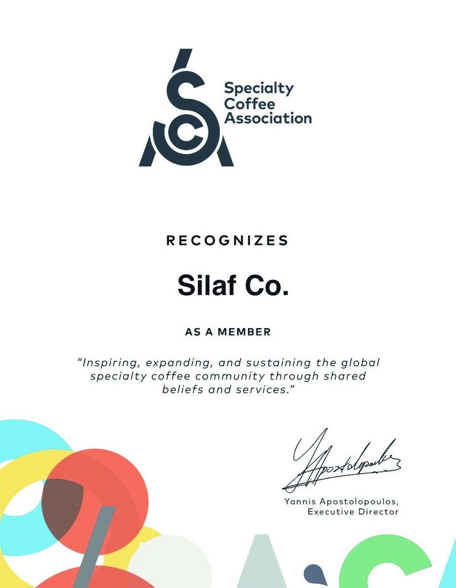 SCA Approved Roastery