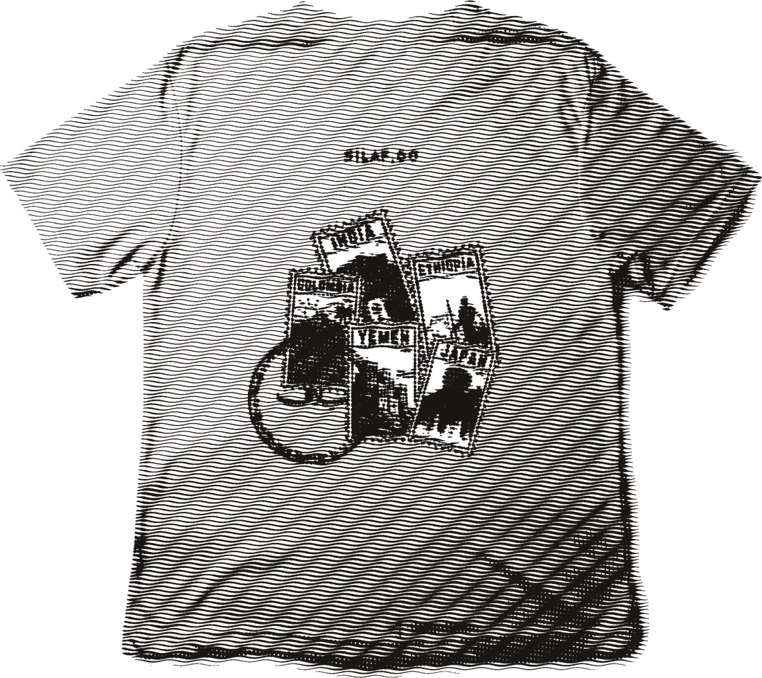 Engraved plate of the tee back